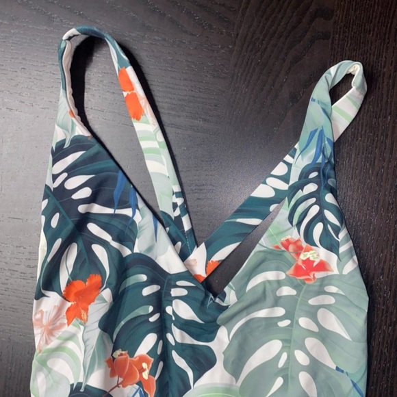 ToLuca Venus Midi Ambrosia Tropical Hawaiian One Piece Swim Bathing Suit Small - Picture 4 of 10